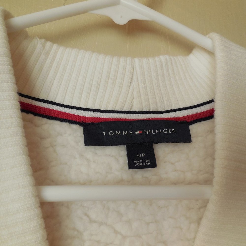 Tommy Hilfiger Faux Sherpa Cardigan - Picture 2 of 5